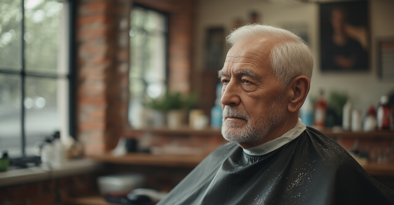 old man haircut