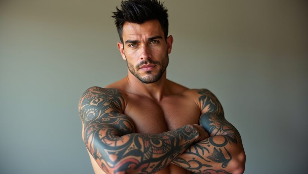 Full Arm Tattoos male