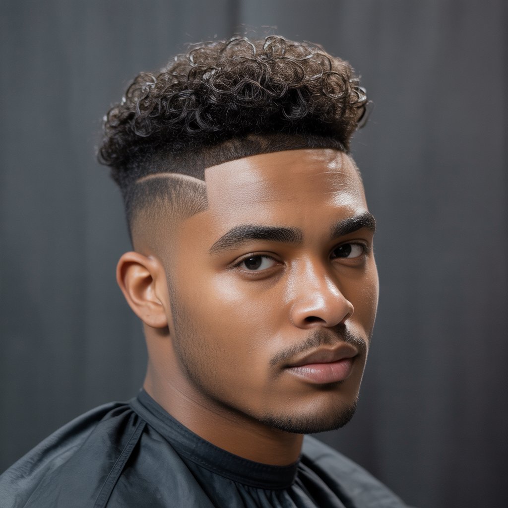 The Curly Fade