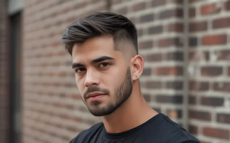 men haircut short