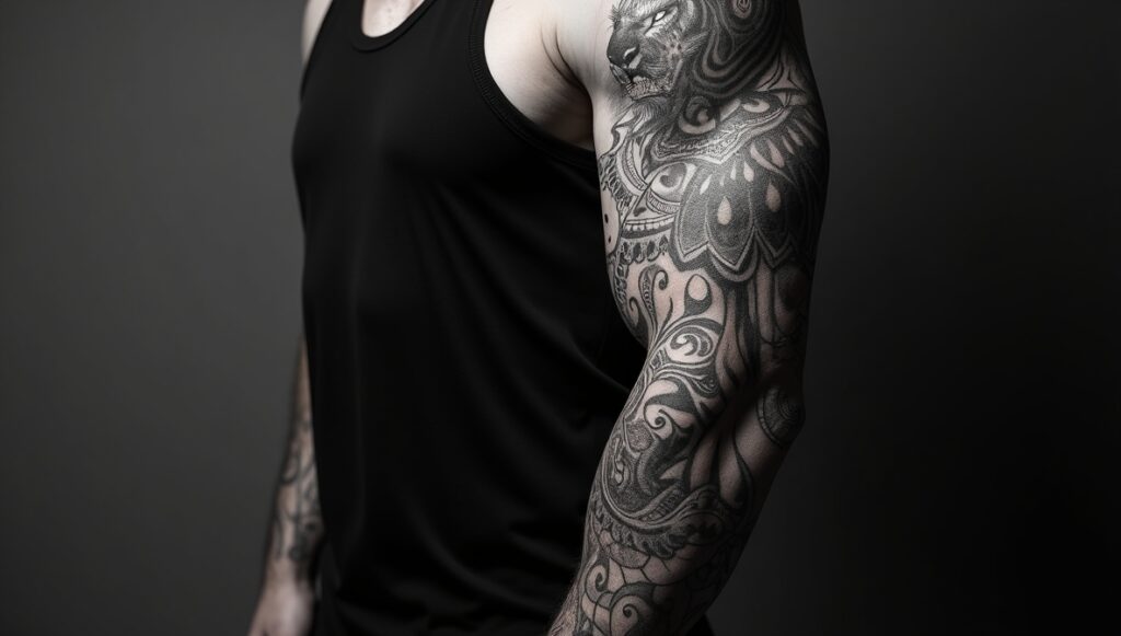 tattoo forearm half sleeve