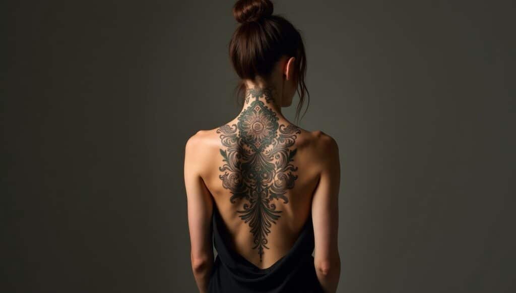 spine tattoos for women