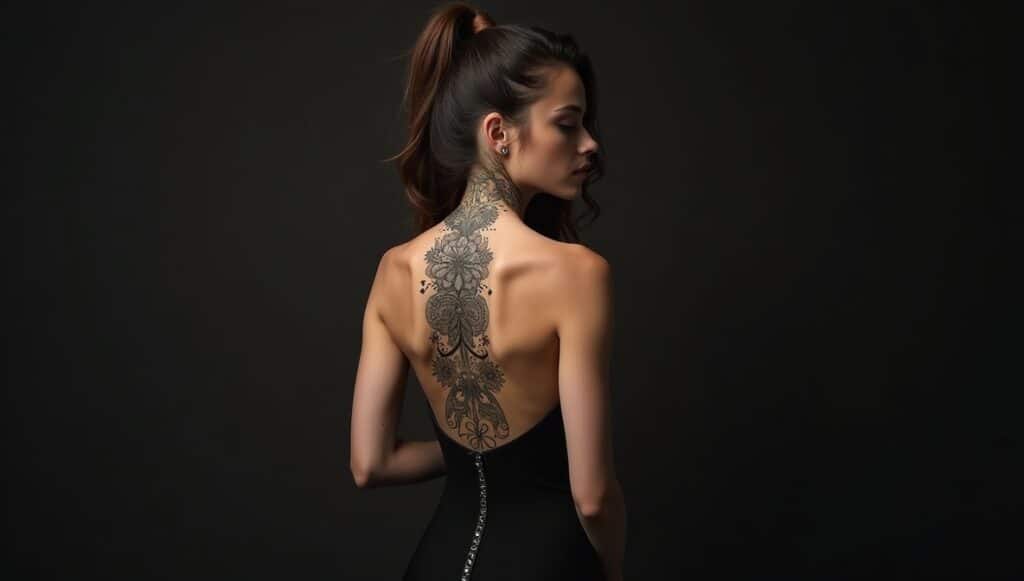 spine tattoos for women